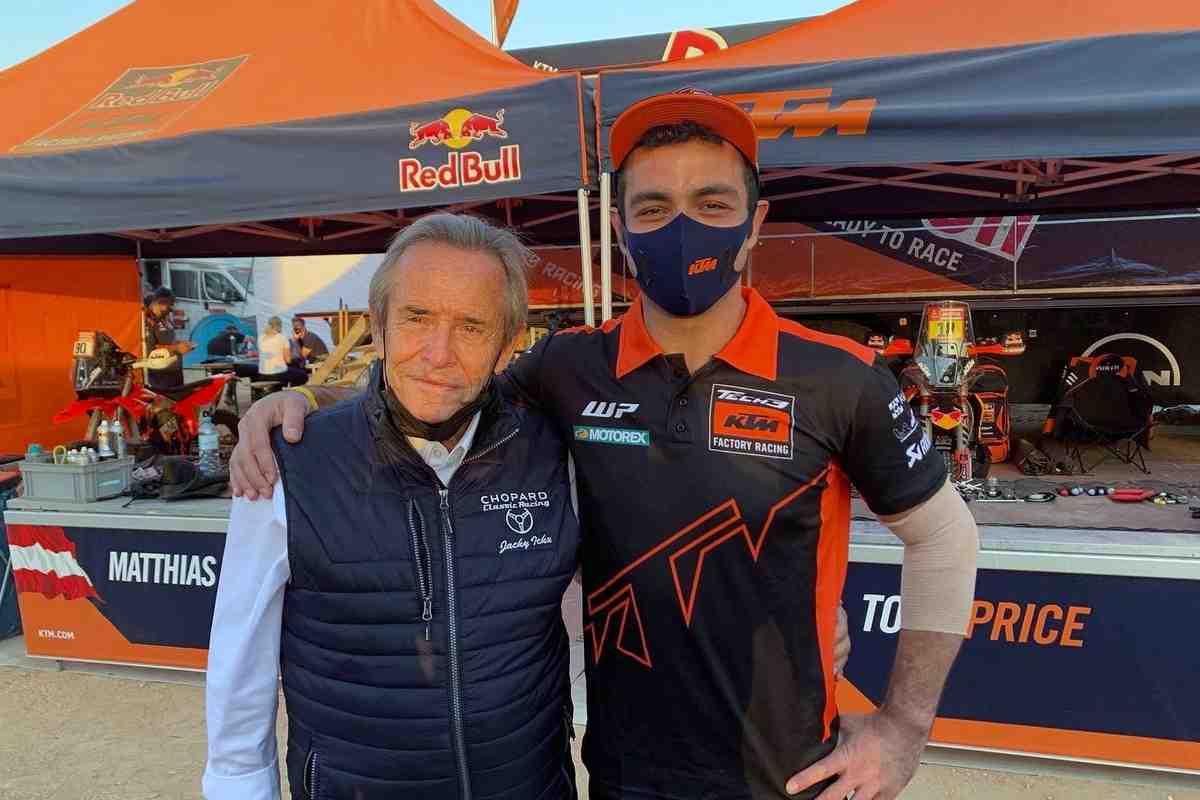 Дакар-2022: Пилот MotoGP Данило Петруччи вошел в историю вместе с легендой Формулы-1